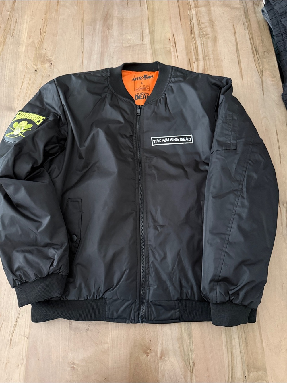 Men's Black Bomber Jacket